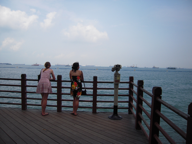 シンガポール一人旅 セントーサ島でアジア大陸最南端の眺め 女子一人でも楽しい海外旅行